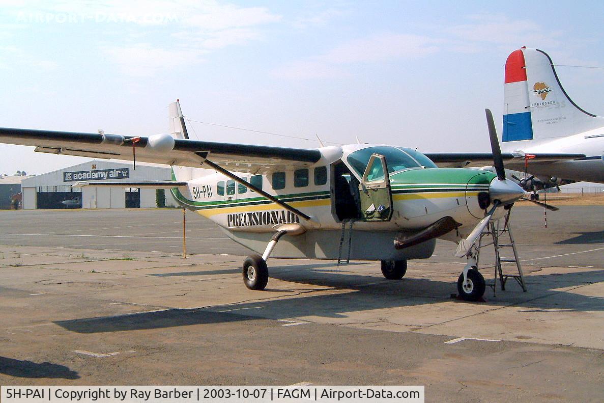 5H-PAI, 1994 Cessna 208B Grand Caravan C/N 208B0400, Cessna 208B Grand Caravan [208B-0400] (Precisionair) Johannesburg-Rand~ZS 07/10/2003