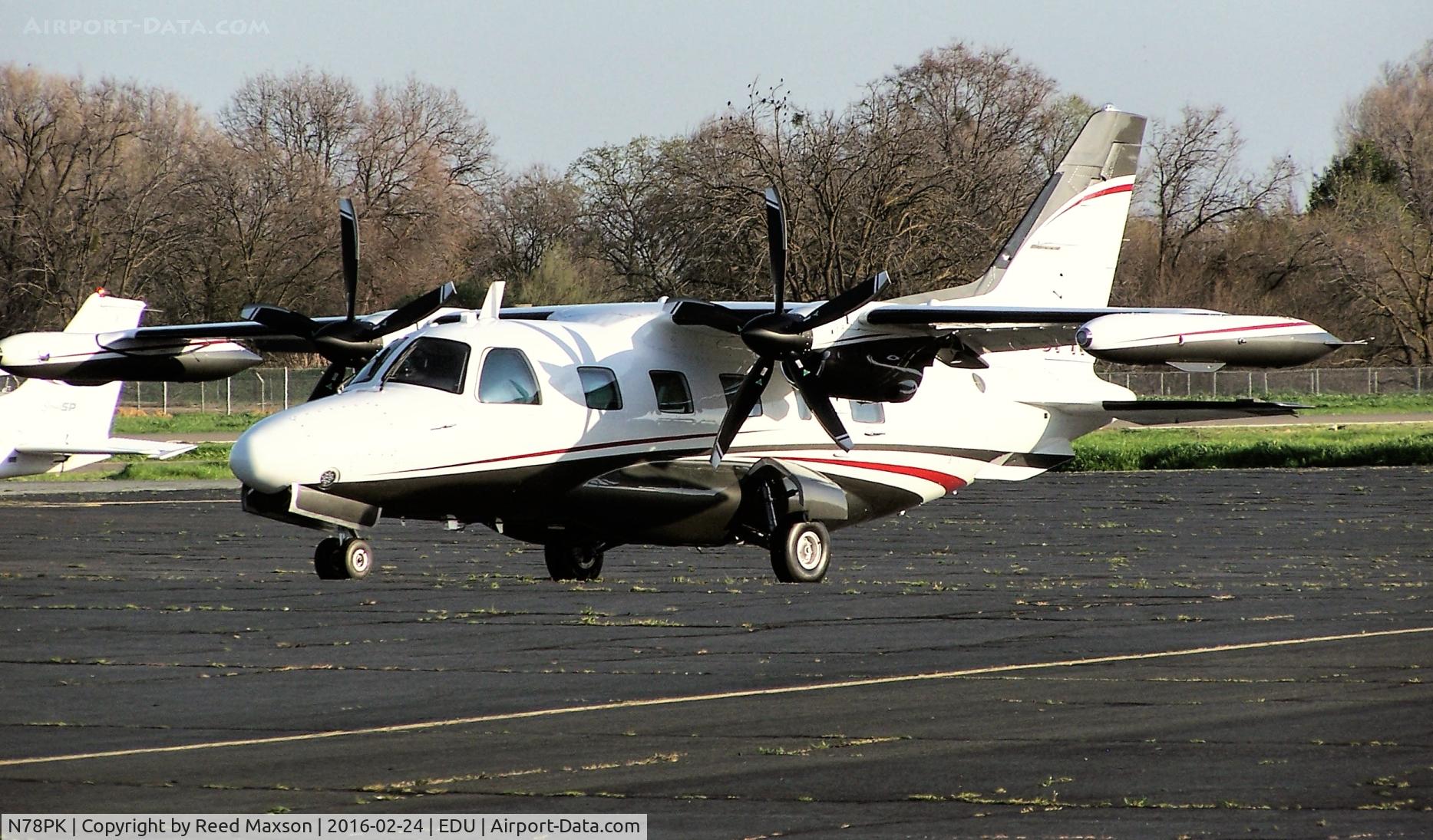 N78PK, 1981 Mitsubishi MU-2B-60 Marquise C/N 1522SA, Tarmac at EDU