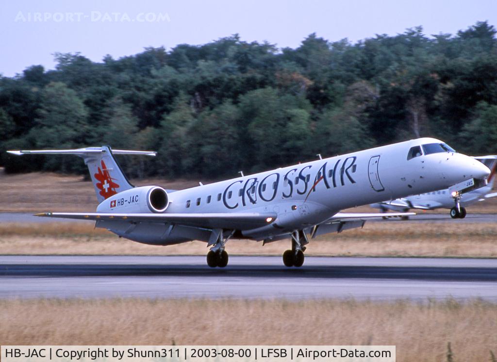 HB-JAC, 2000 Embraer ERJ-145LR (EMB-145LR) C/N 145255, Landing rwy 15