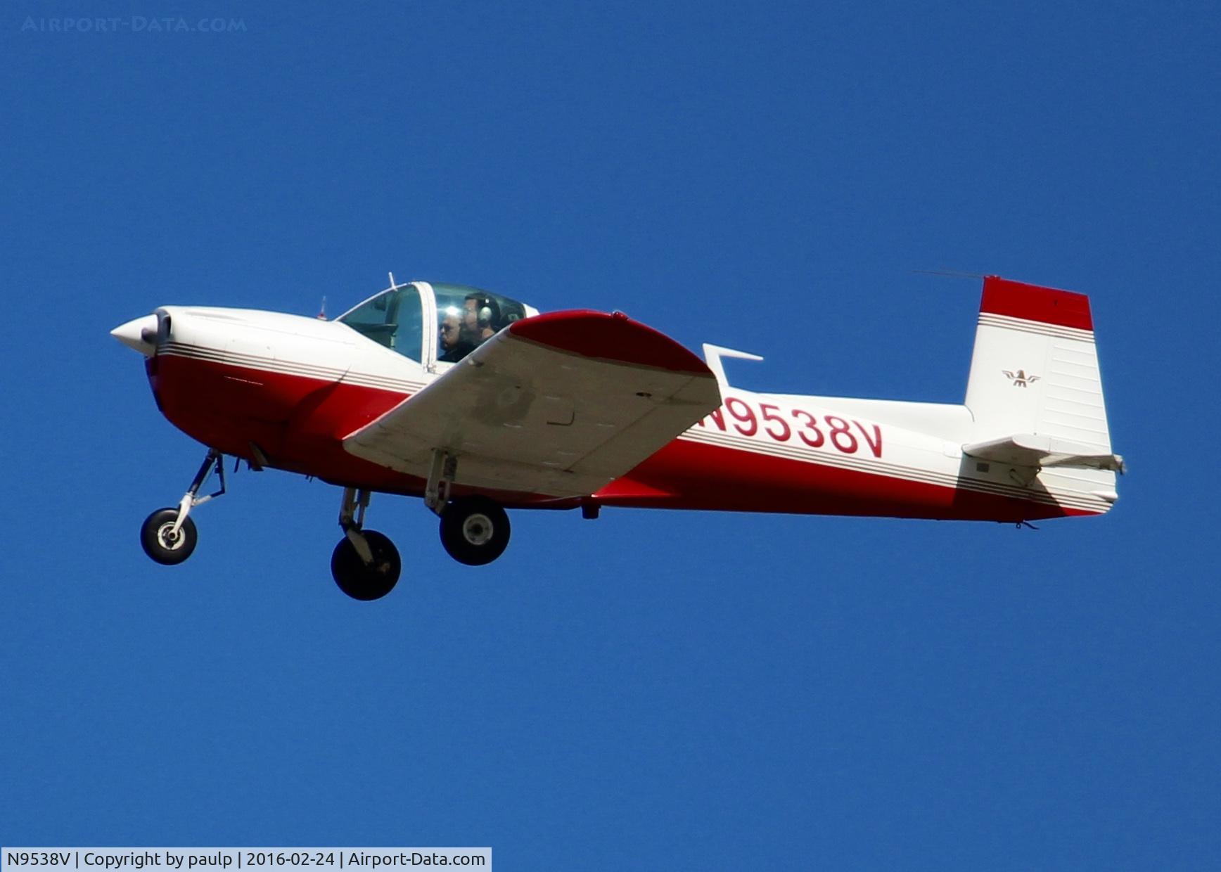 N9538V, 1970 Mooney M10 Cadet C/N 700028, At Downtown Shreveport. Six years since I photographed this aircraft.