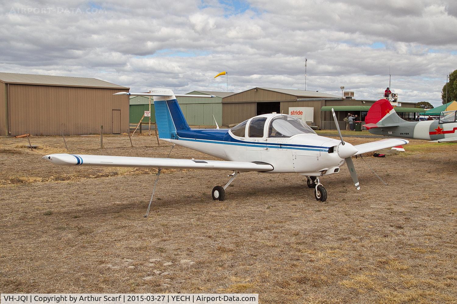 VH-JQI, 1978 Piper PA-38-112 Tomahawk Tomahawk C/N 38-78A0572, AAAA fly in Echuca 2015