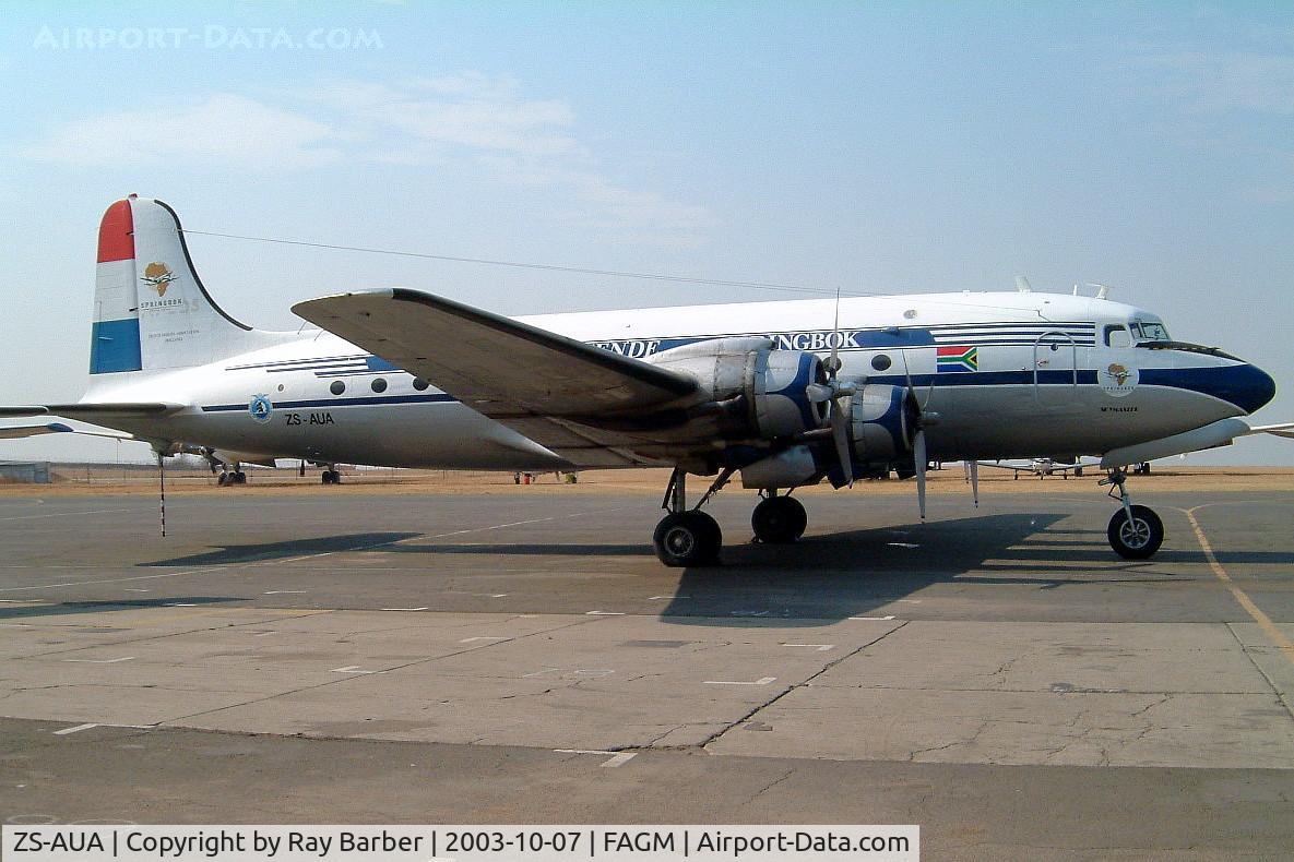 ZS-AUA, 1946 Douglas DC-4-1009 Skymaster C/N 42934, Douglas DC-4-1009 [42934] (Springbok Classic Air) Johannesburg-Rand~ZS 07/10/2003