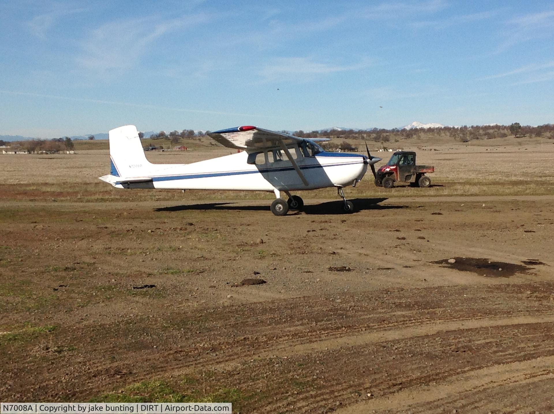 N7008A, 1956 Cessna 172 C/N 29108, This picture was taken on my brothers ranch showing that the aircraft can be used as a utility tool,
