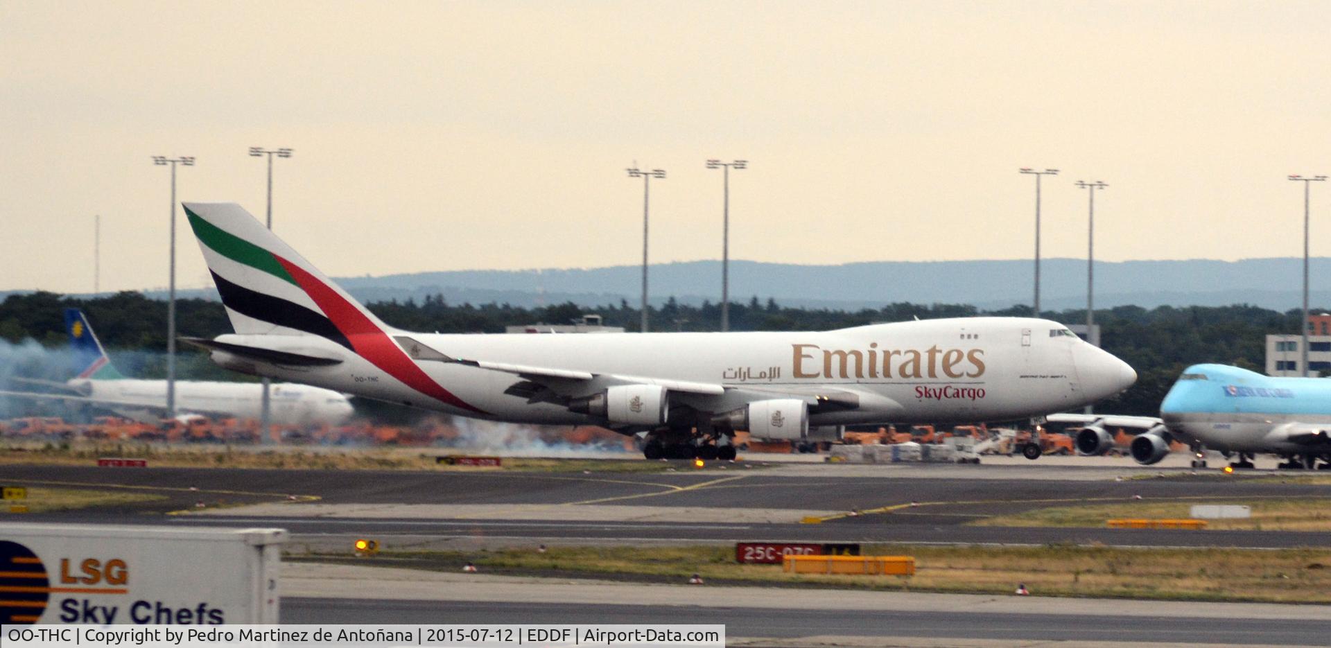 OO-THC, 2007 Boeing 747-4HAERF C/N 35235, Frankfurt - Alemania