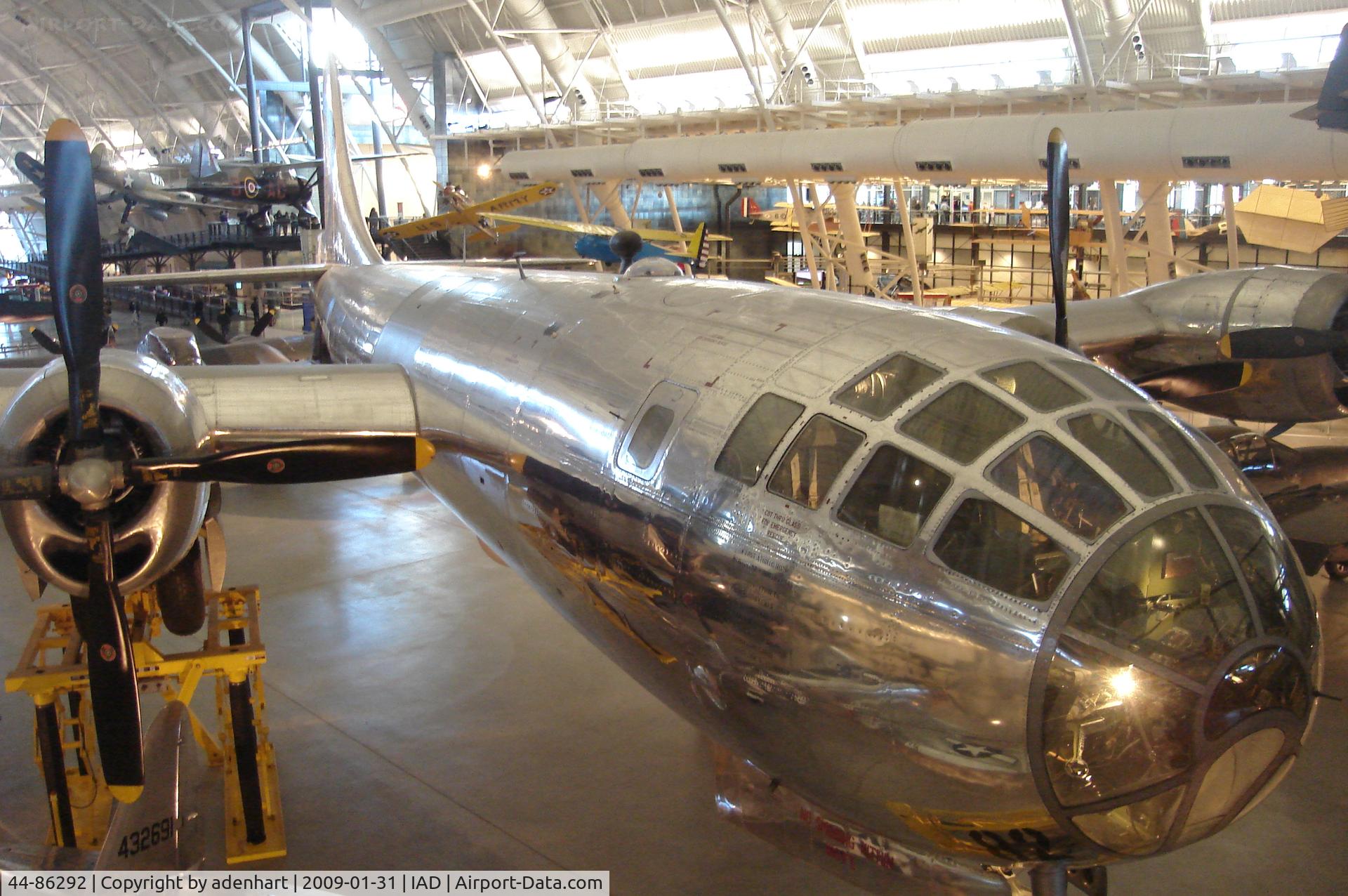 44-86292, 1944 Boeing B-29-45-MO Superfortress C/N Not found 44-86292, Enola Gay, Courtesy of my friend Jonathan Heywood. Photograph taken: Feb 2009