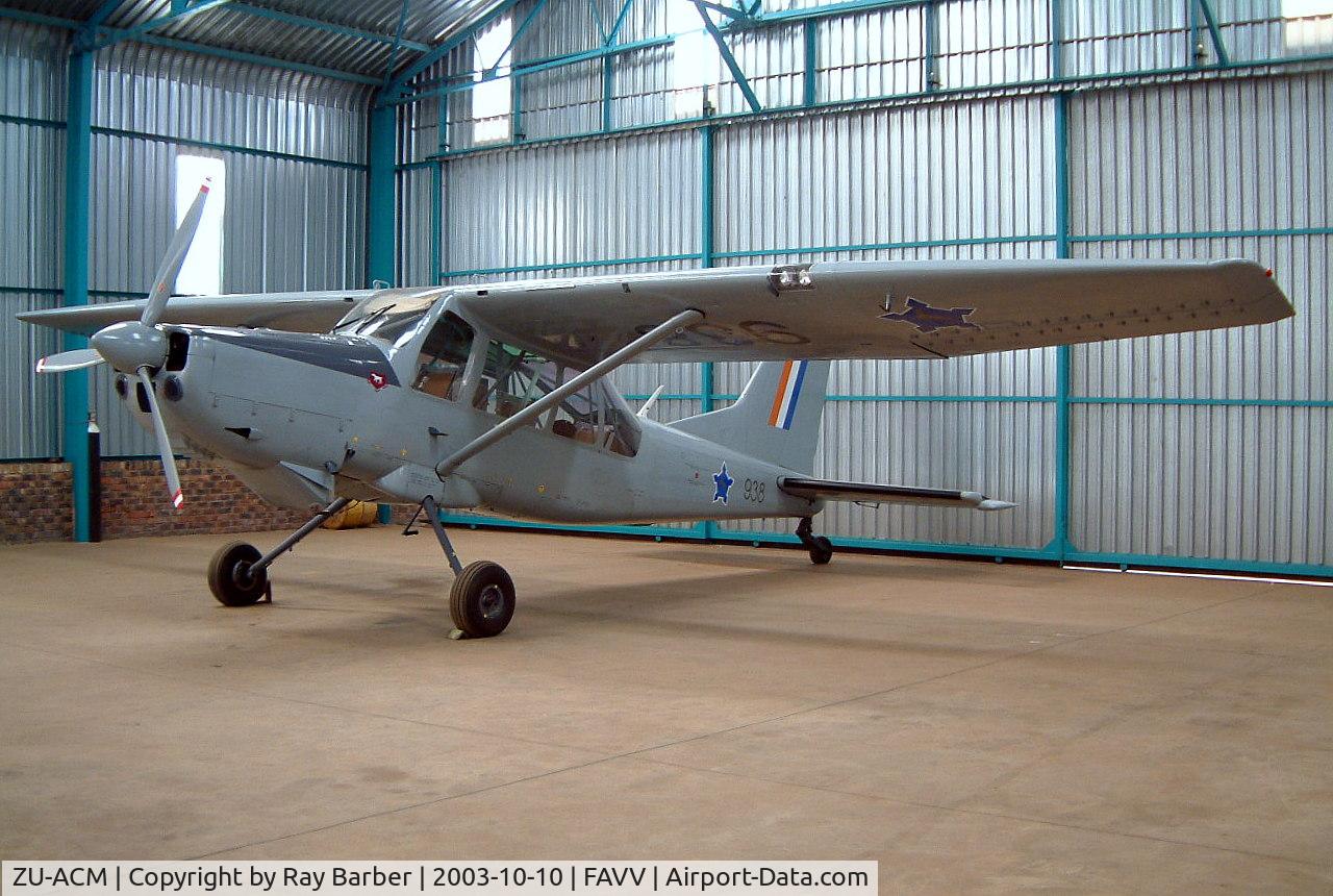 ZU-ACM, Aermacchi AM-3C Bosbok C/N 2019, Aermacchi AM.3CM Bosbok [2019] Vereeniging~ZS 10/10/2003. Wears military marks of 938.