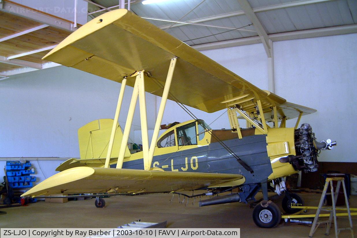 ZS-LJO, 1978 Grumman-Schweizer G-164B C/N 444B, Schweizer-Grumman G-164B Ag-Cat [444-B] Vereeniging~ZS 10/10/2003