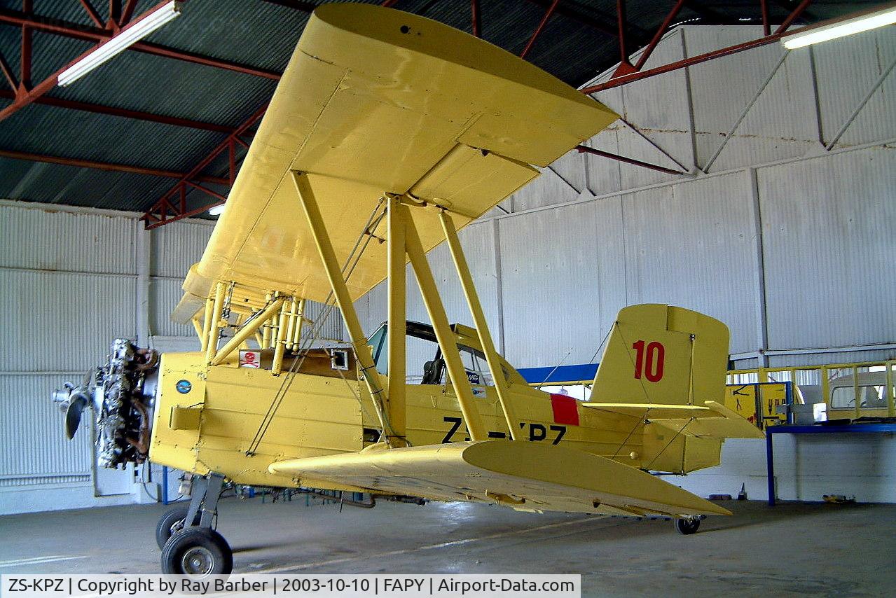 ZS-KPZ, 1978 Grumman-Schweizer G-164B C/N 373B, Schweizer-Grumman G-164B Ag-Cat [373-B] Parys~ZS 10/10/2003