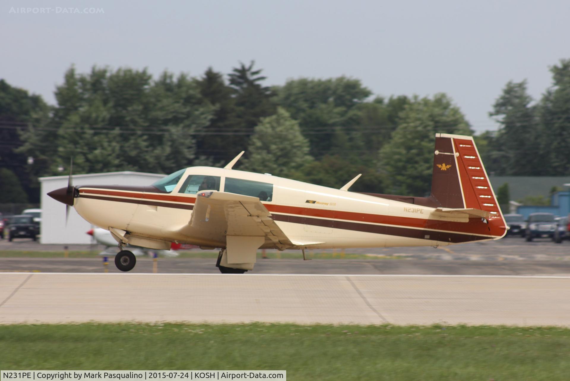N231PE, 1980 Mooney M20K C/N 25-0338, Mooney M20K