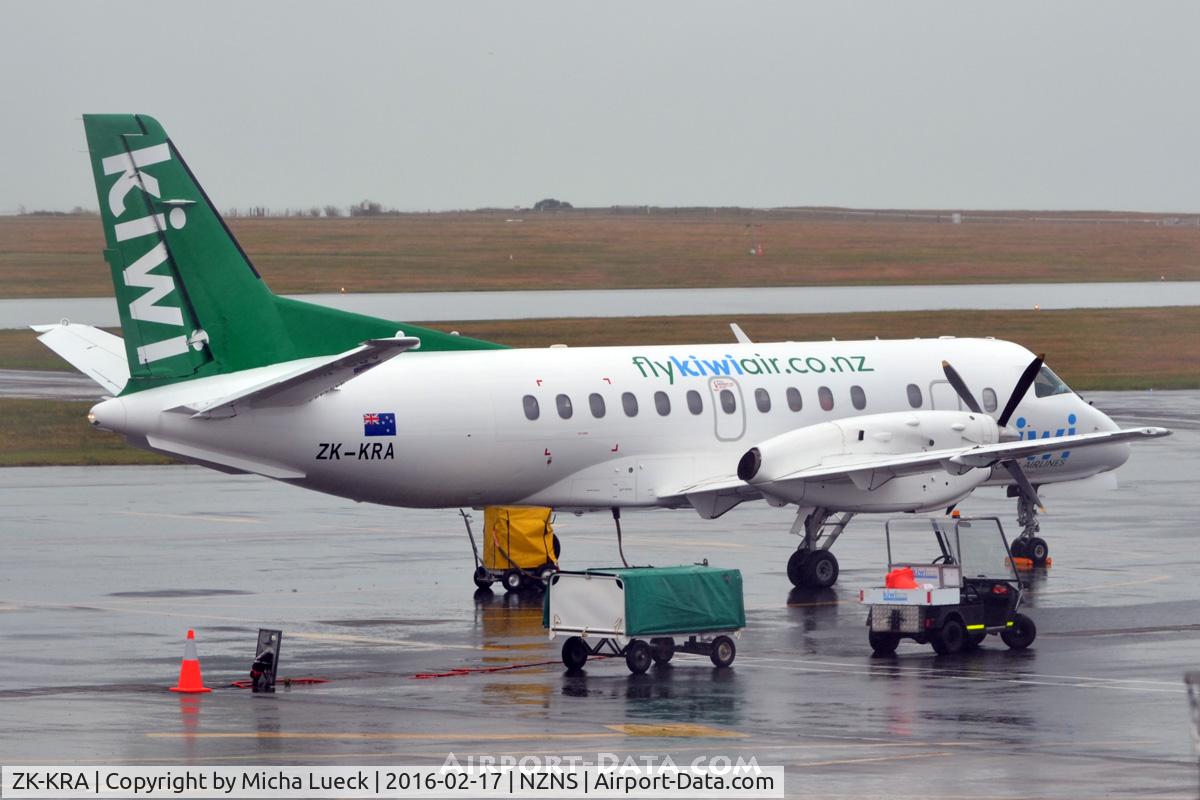 ZK-KRA, 1986 Saab SF340A C/N 340A-065, At Nelson