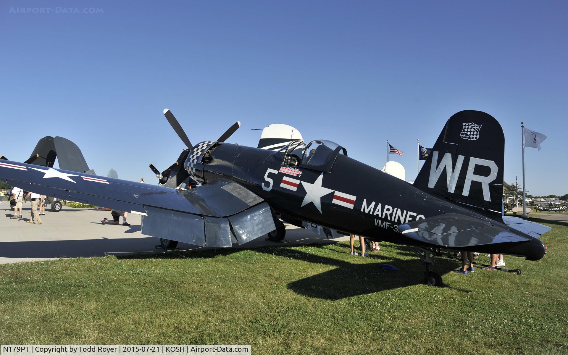 N179PT, 1948 Vought F4U-5 Corsair C/N Not found (Bu122179), Airventure 2015