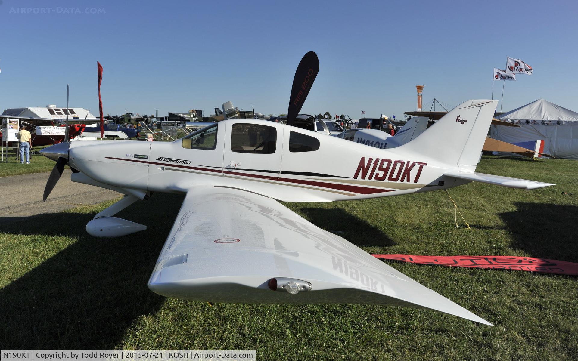 N190KT, 2003 Team Tango Foxtrot C/N F003, Airventure 2015