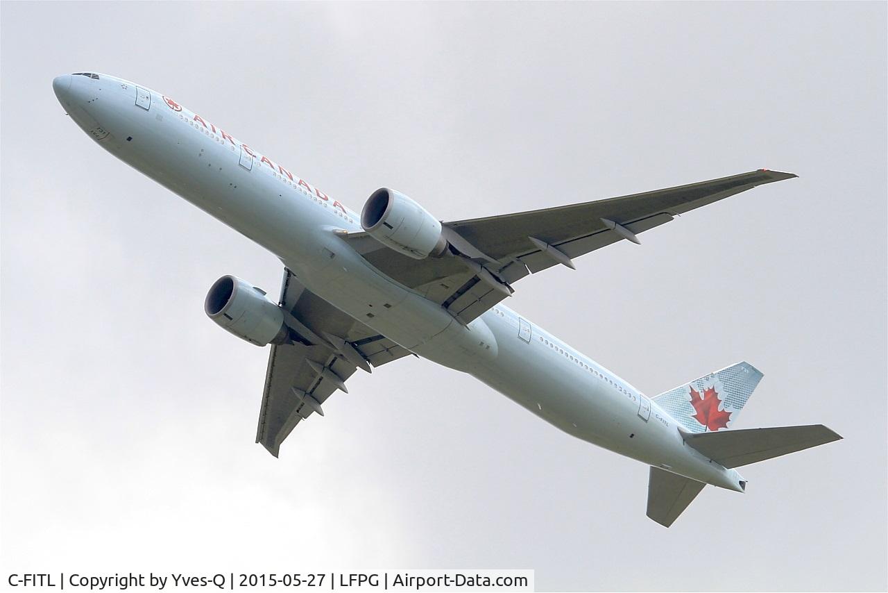 C-FITL, 2007 Boeing 777-333/ER C/N 35256, Boeing 777-333ER, Take off Rwy 27L, Roissy Charles De Gaulle Airport (LFPG-CDG)