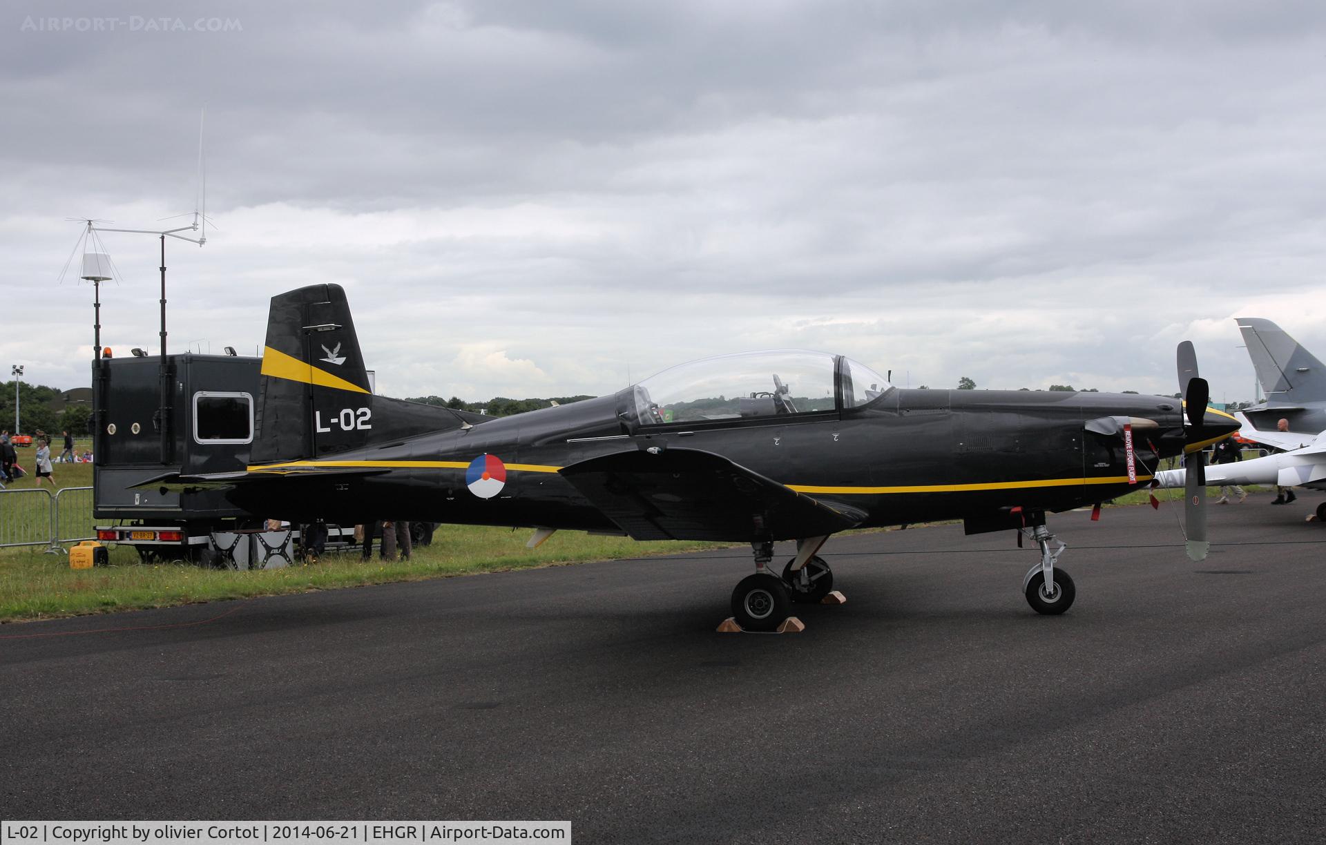 L-02, Pilatus PC-7 Turbo Trainer C/N 539, static display
