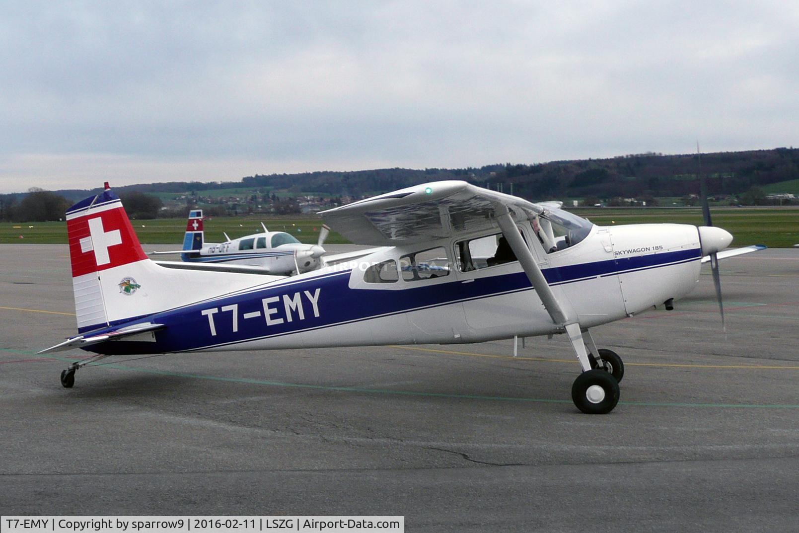 T7-EMY, 1963 Cessna 185B Skywagon Skywagon C/N 185-0578, reregistered to a new owner on a nearby airfield