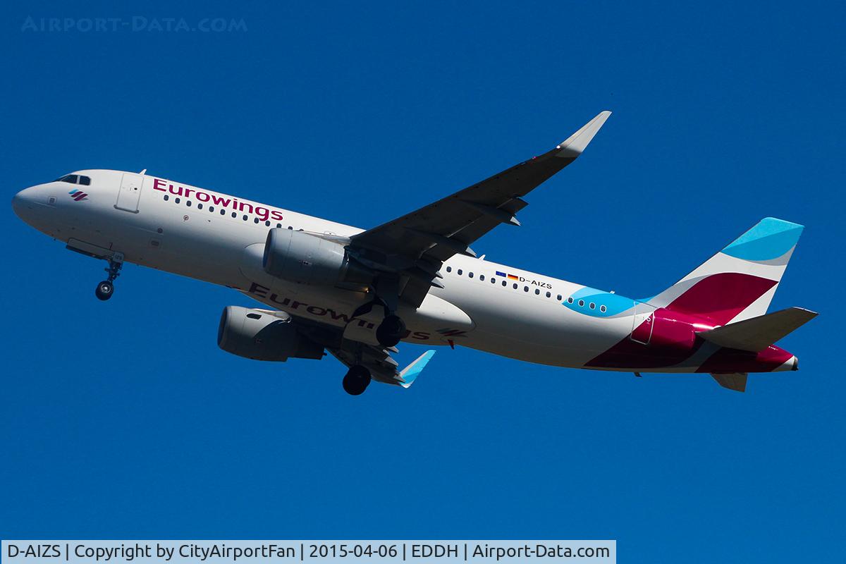 D-AIZS, 2013 Airbus A320-214 C/N 5557, Eurowings (EWG/EW)
