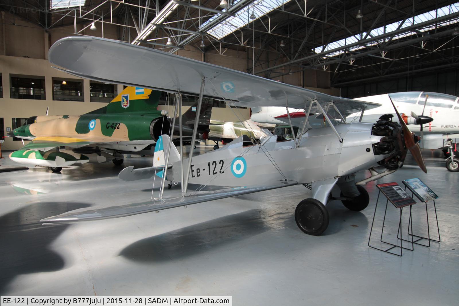 EE-122, Focke-Wulf Fw-44J Stieglitz C/N 119, at Museo Nacional de Aeronautica