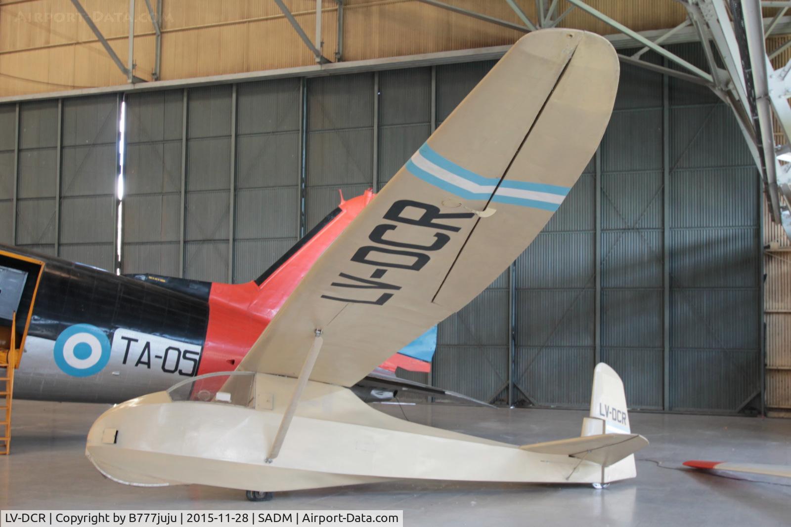 LV-DCR, DFS 108-49 Grunau Baby III C/N unknow, at Museo Nacional de Aeronautica
