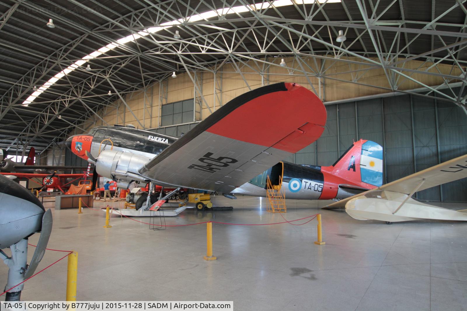 TA-05, 1943 Douglas C-47A Skytrain C/N 19965, at Museo Nacional de Aeronautica