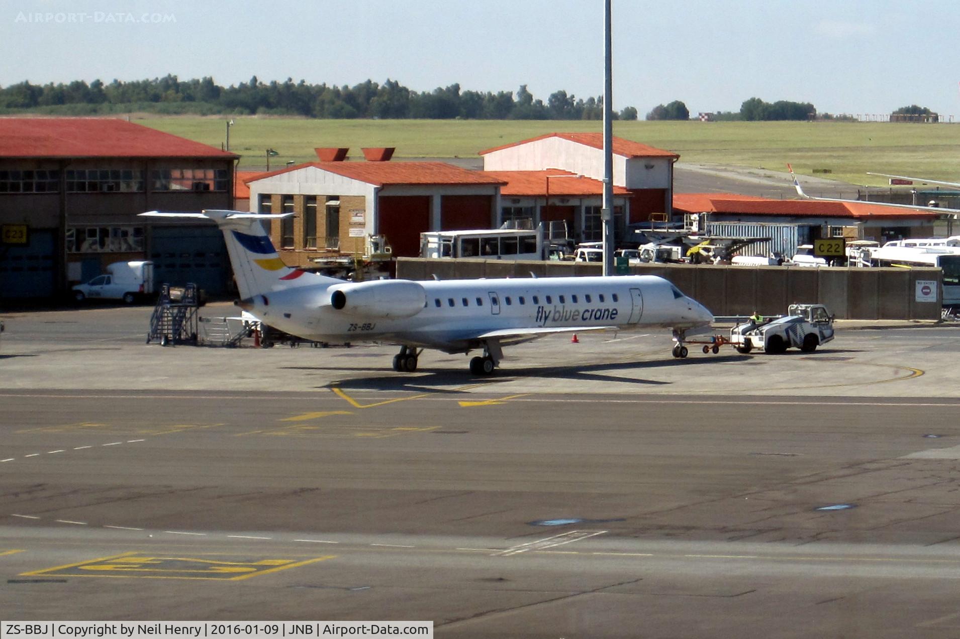 ZS-BBJ, 2000 Embraer ERJ-145LR (EMB-145LR) C/N 145277, Taken from arriving flight at Jo'burg