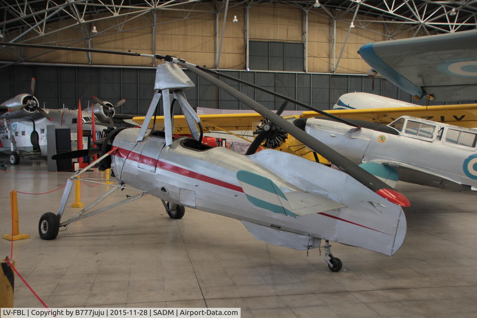 LV-FBL, Avro 671 Rota I (Cierva C-30A) C/N 1031, at Museo Nacional de Aeronautica