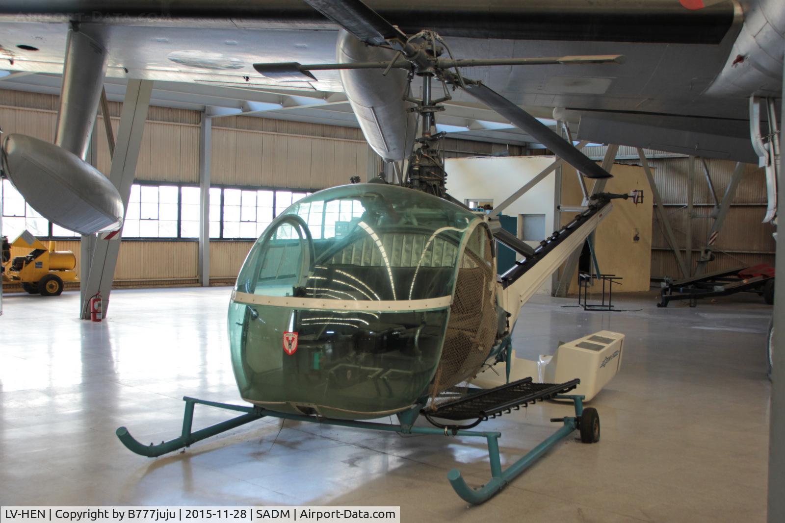 LV-HEN, 1961 Hiller UH-12E C/N 2087, at Museo Nacional de Aeronautica