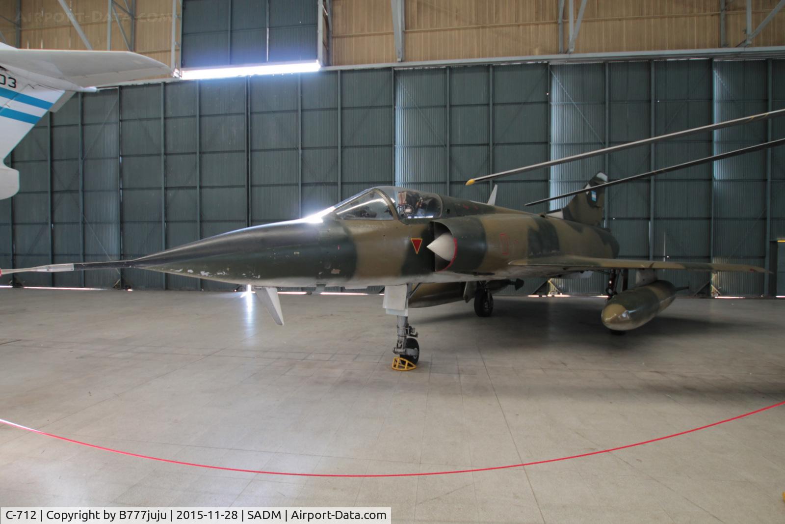 C-712, Dassault Mirage IIICJ C/N CJ40, at Museo Nacional de Aeronautica