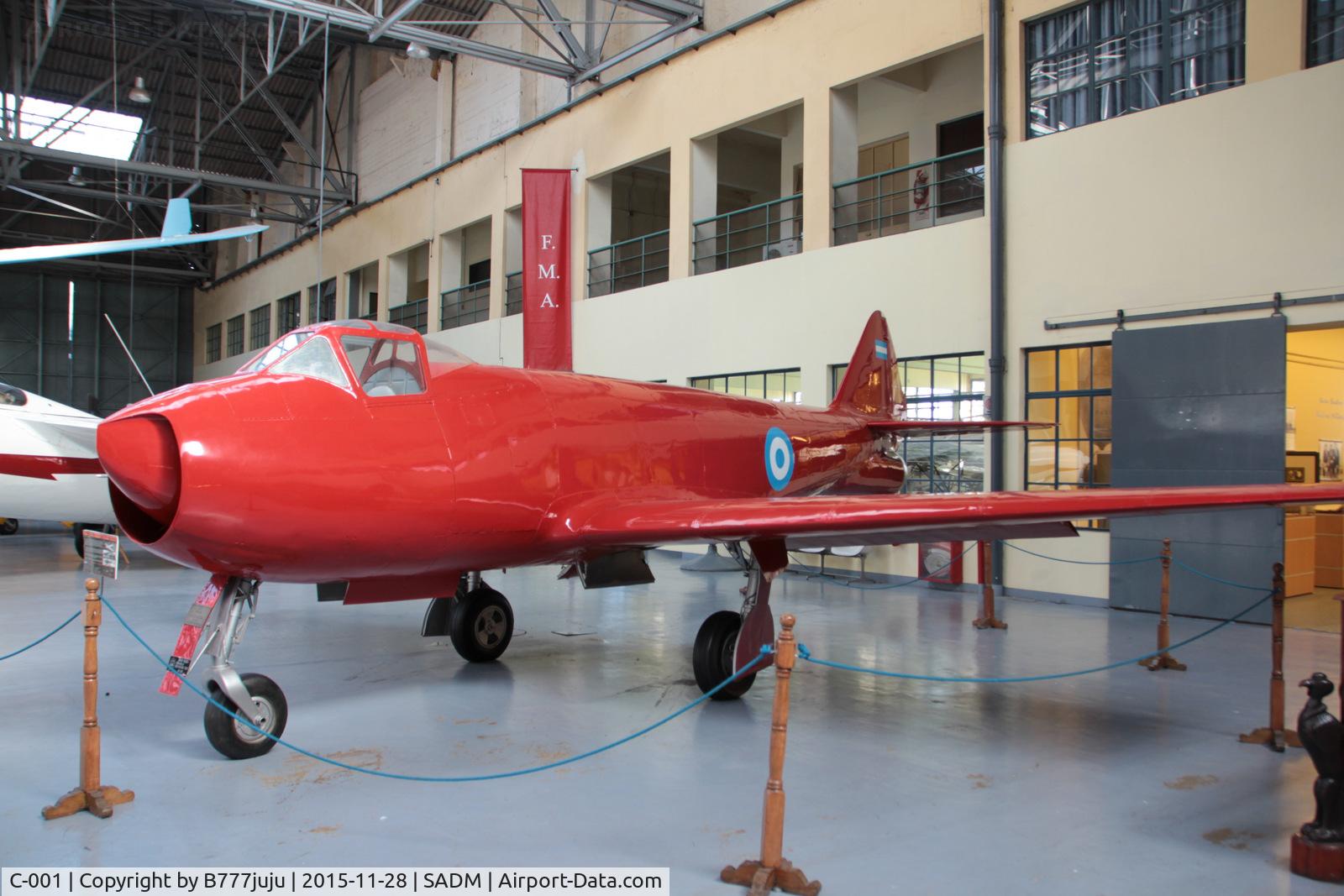 C-001, FMA IA-27 Pulqui I C/N Not found C-001, at Museo Nacional de Aeronautica