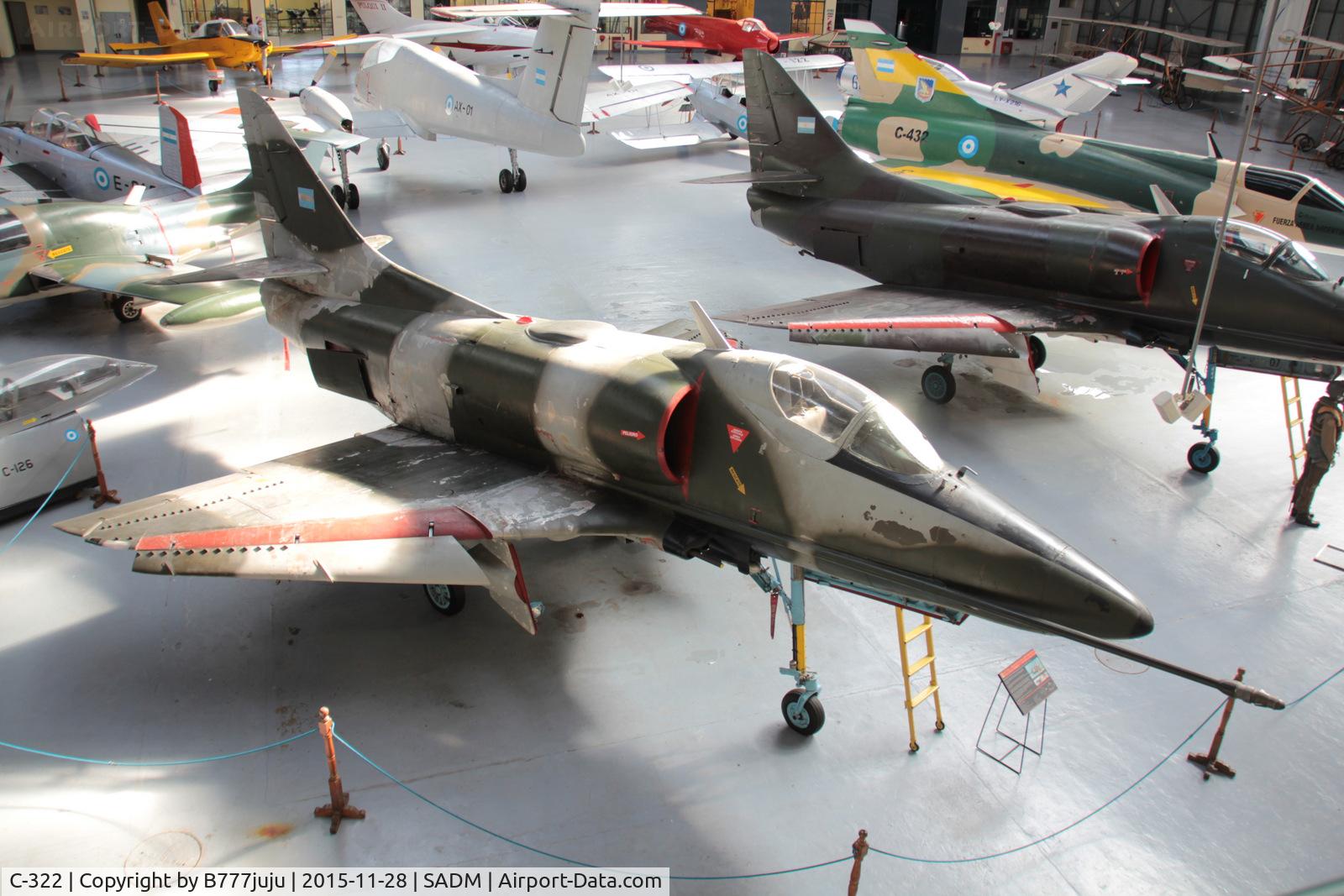 C-322, Douglas A-4Q Skyhawk C/N 12839, at Museo Nacional de Aeronautica