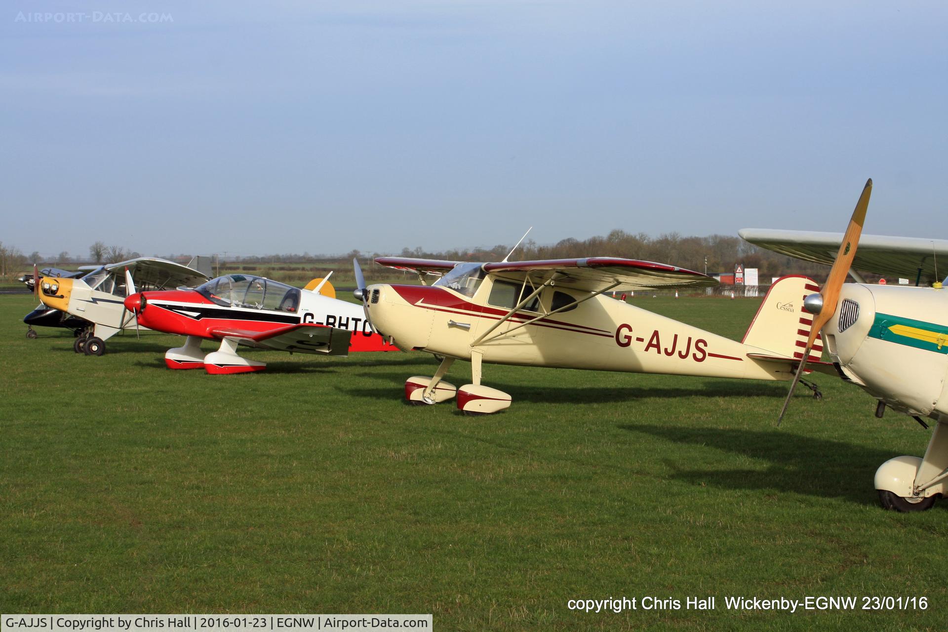 G-AJJS, 1947 Cessna 120 C/N 13047, at Wickenby