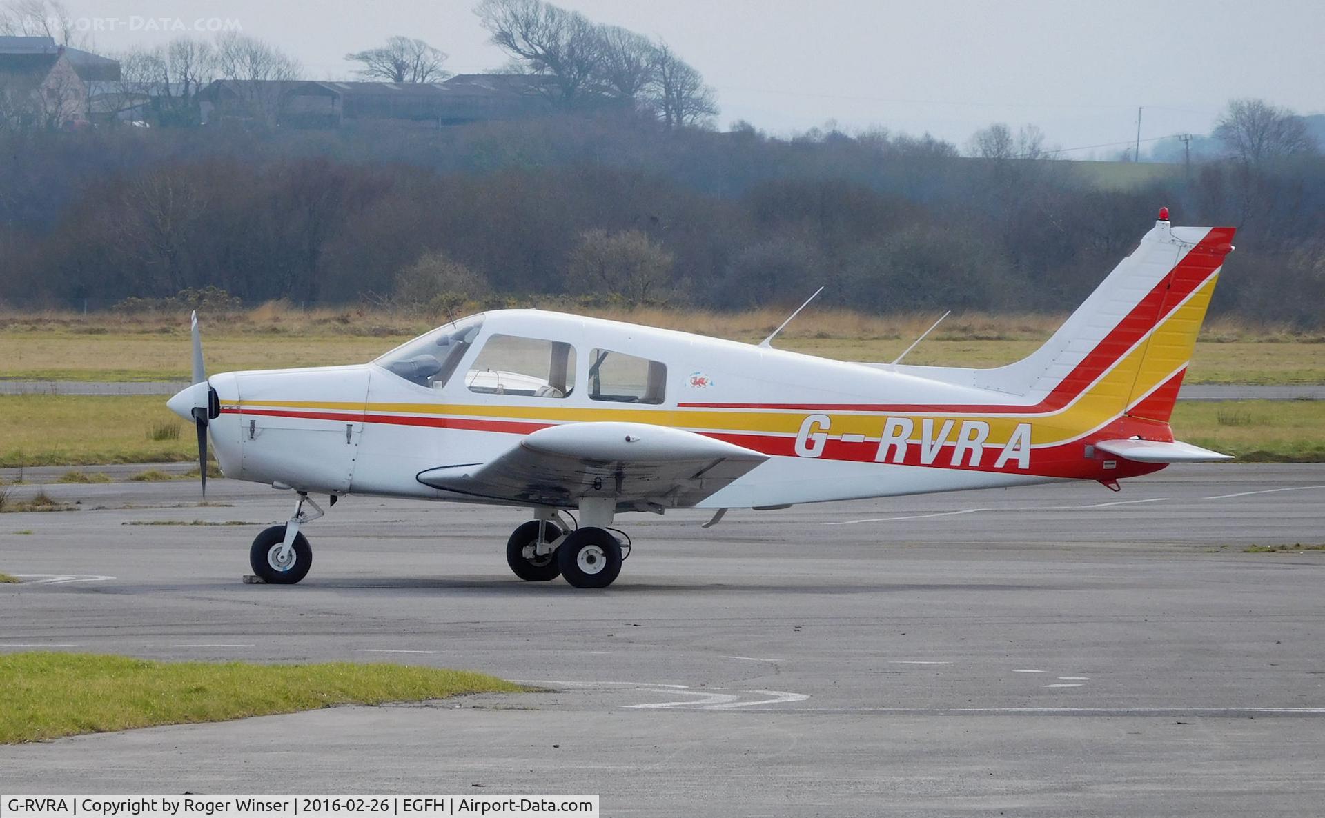 G-RVRA, 1975 Piper PA-28-140 Cherokee Cruiser C/N 28-7625038, Visiting Cherokee.