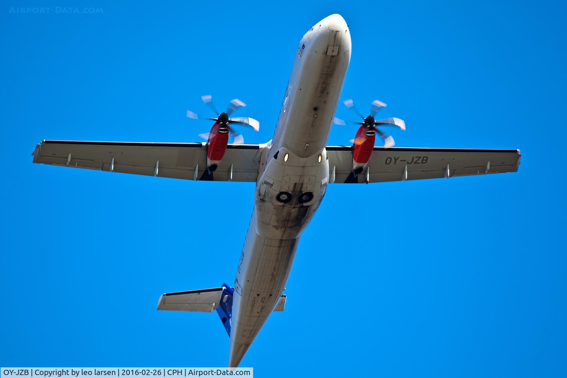 OY-JZB, 2013 ATR 72-600 (72-212A) C/N 1121, Copenhagen 26.2.16