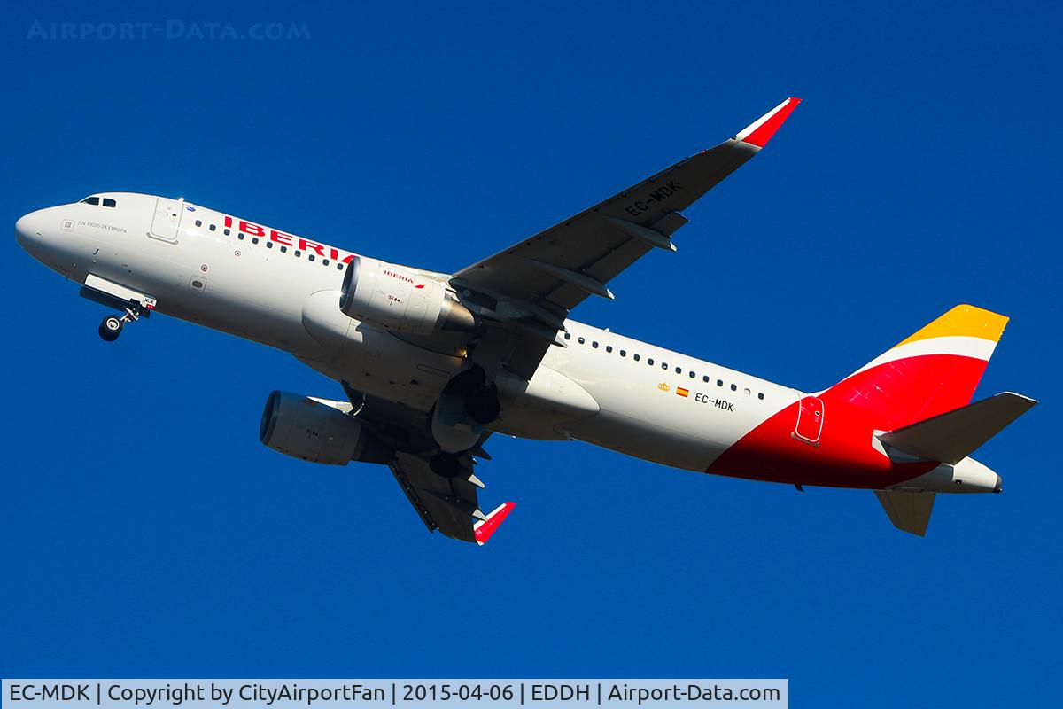 EC-MDK, 2014 Airbus A320-214 C/N 6328, Iberia (IBE/IB)