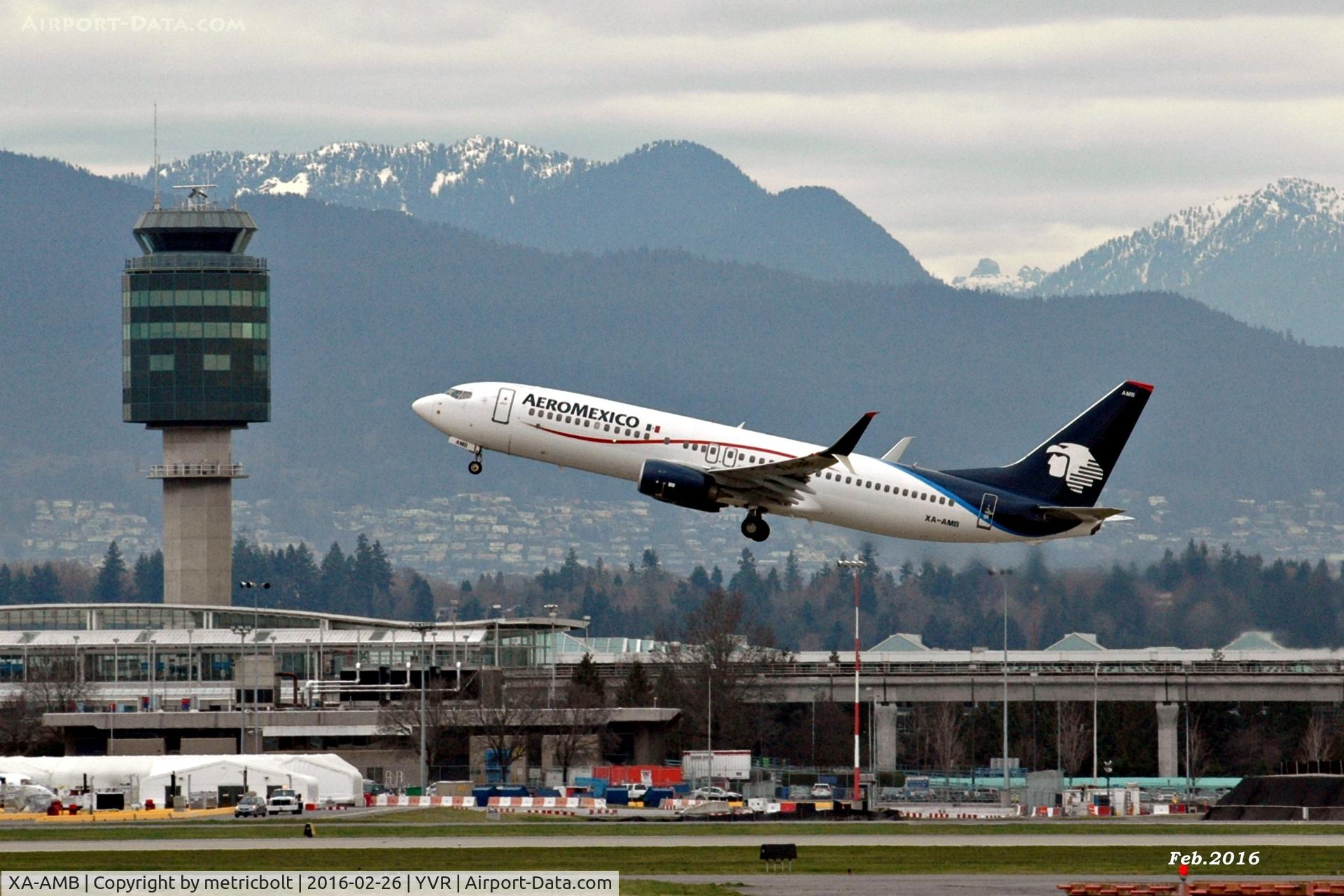 XA-AMB, 2013 Boeing 737-852 C/N 36703, Departure to Las Vegas