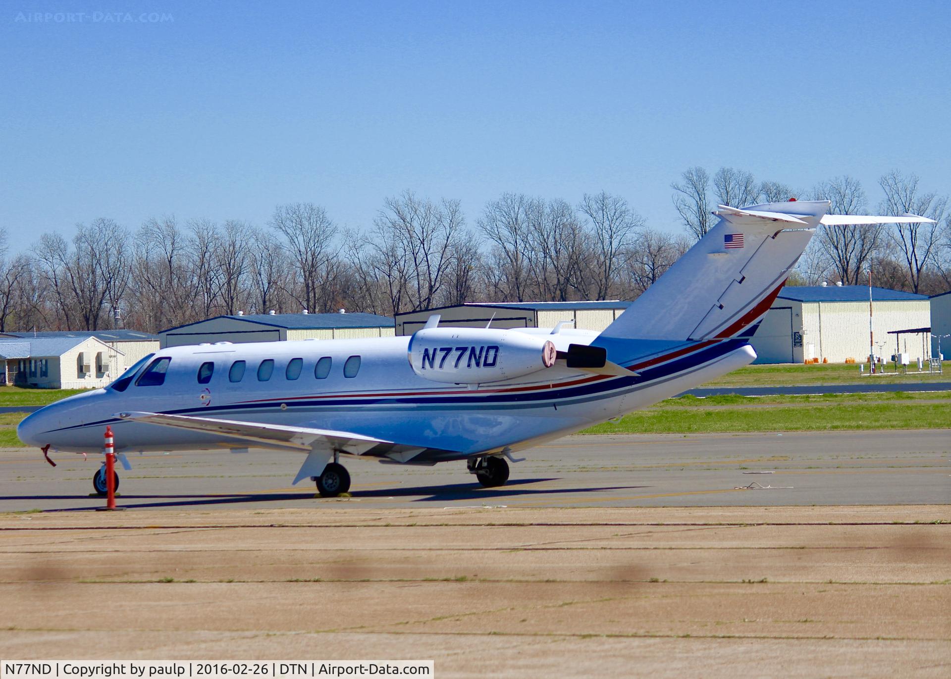N77ND, 1978 Cessna 550 C/N 550-0005, At Downtown Shreveport.