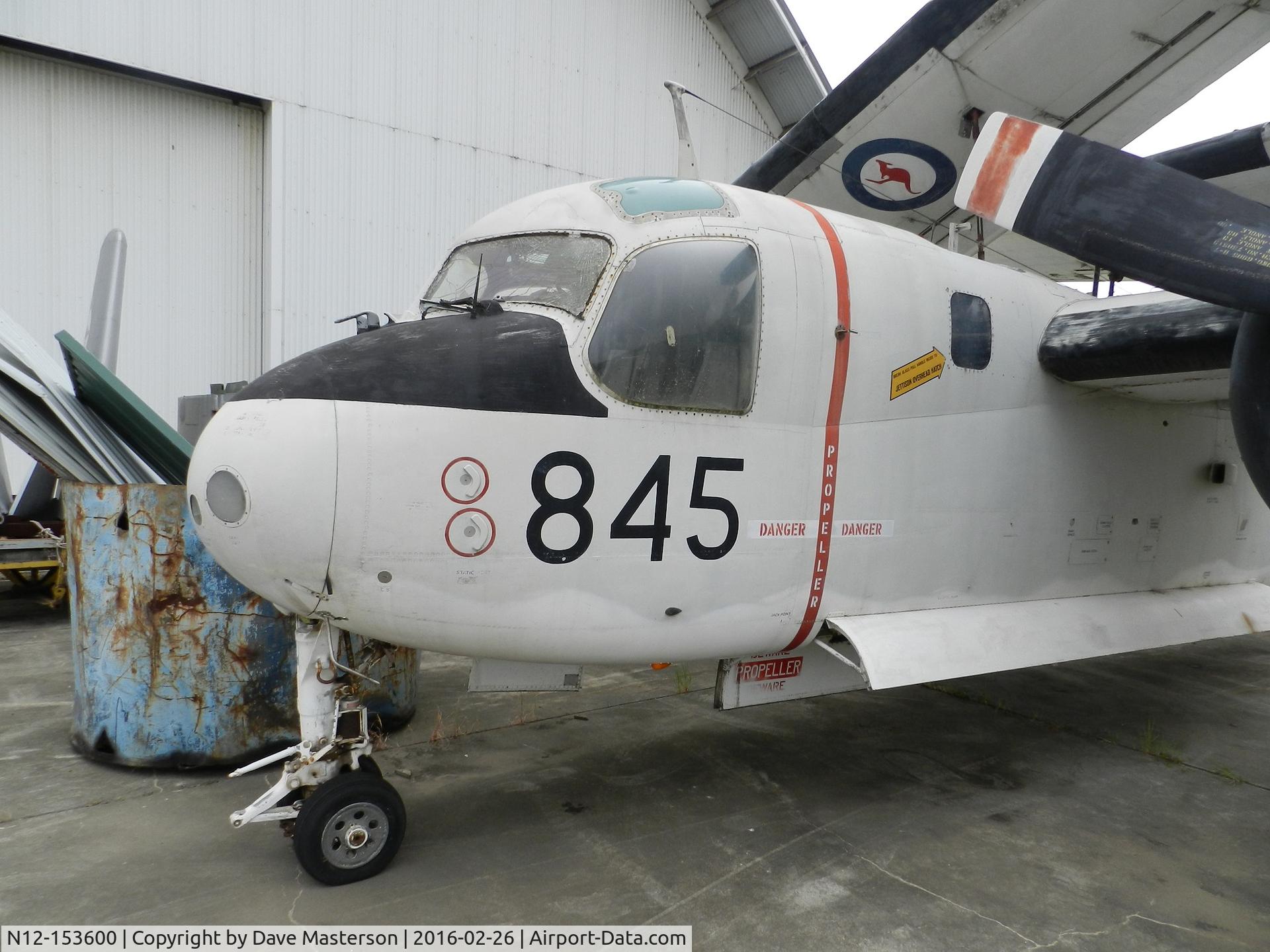 N12-153600, Grumman S-2E Tracker C/N 344C, Taken at the rear of the FAAM at Nowra NSW