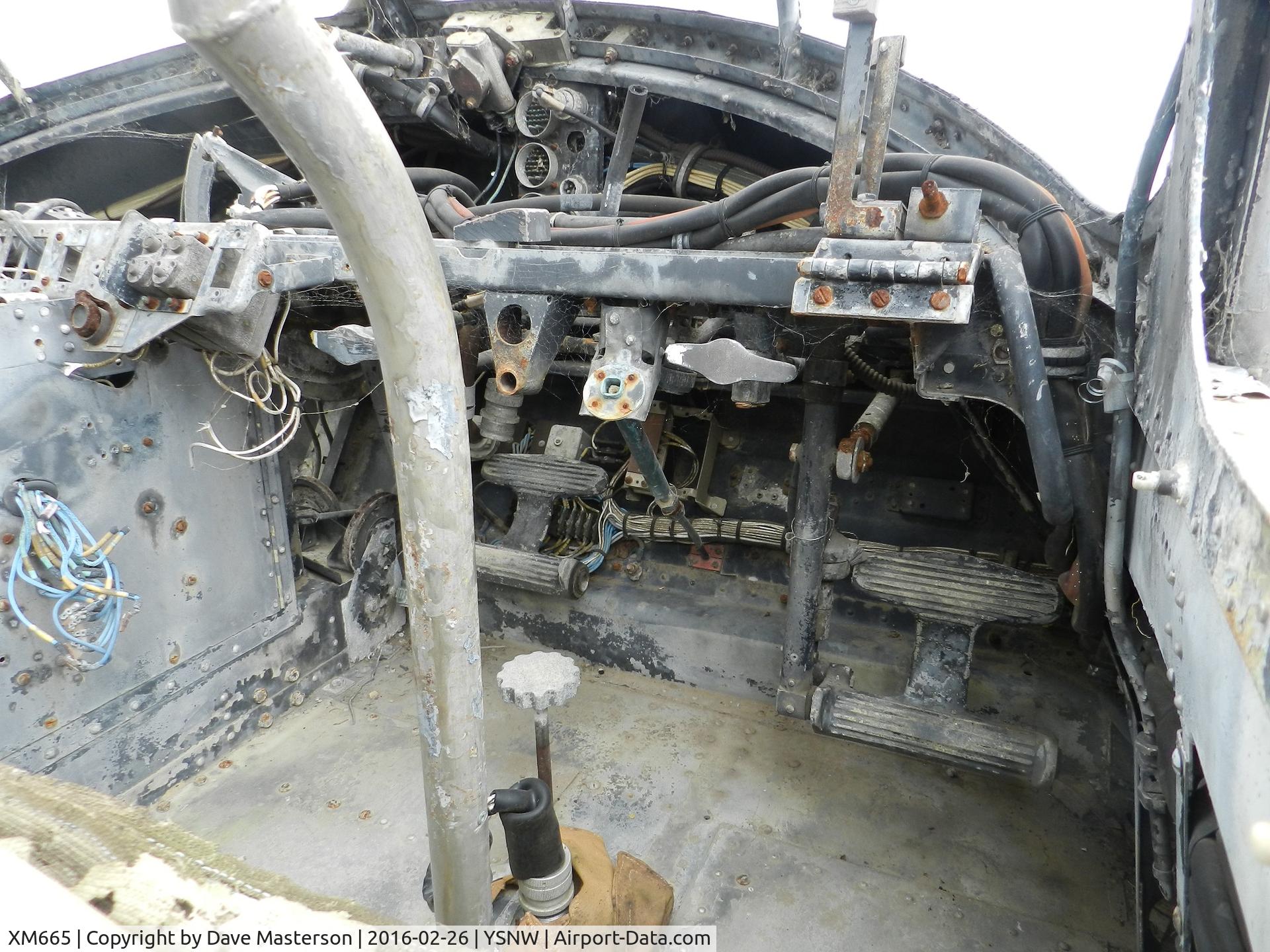 XM665, 1958 Westland Whirlwind HAS.7 C/N WA256, Cockpit photo