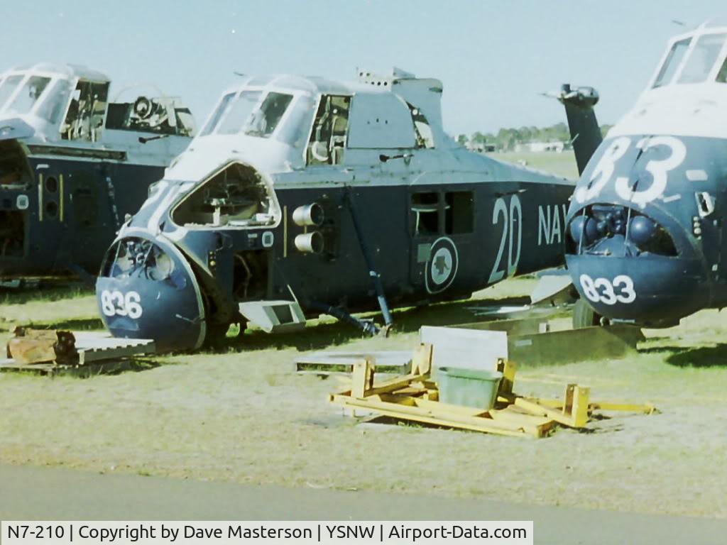 N7-210, 1962 Westland Wessex HAS.31 C/N WA210, Bomb dump at NAS Nowra 1997