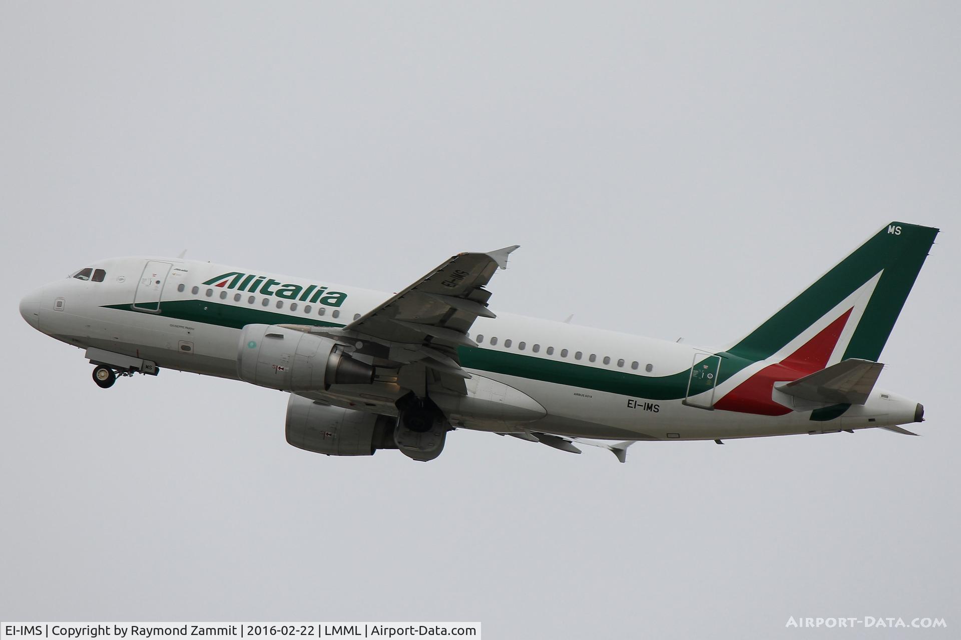 EI-IMS, 2011 Airbus A319-111 C/N 4910, A319 EI-IMS Alitalia