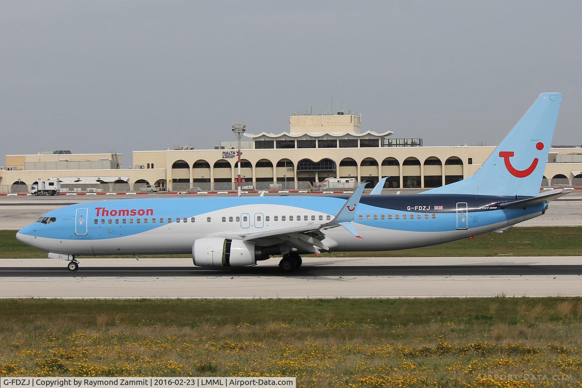 G-FDZJ, 2007 Boeing 737-8K5 C/N 34690, B737-800 G-FDZJ Thomson Airways