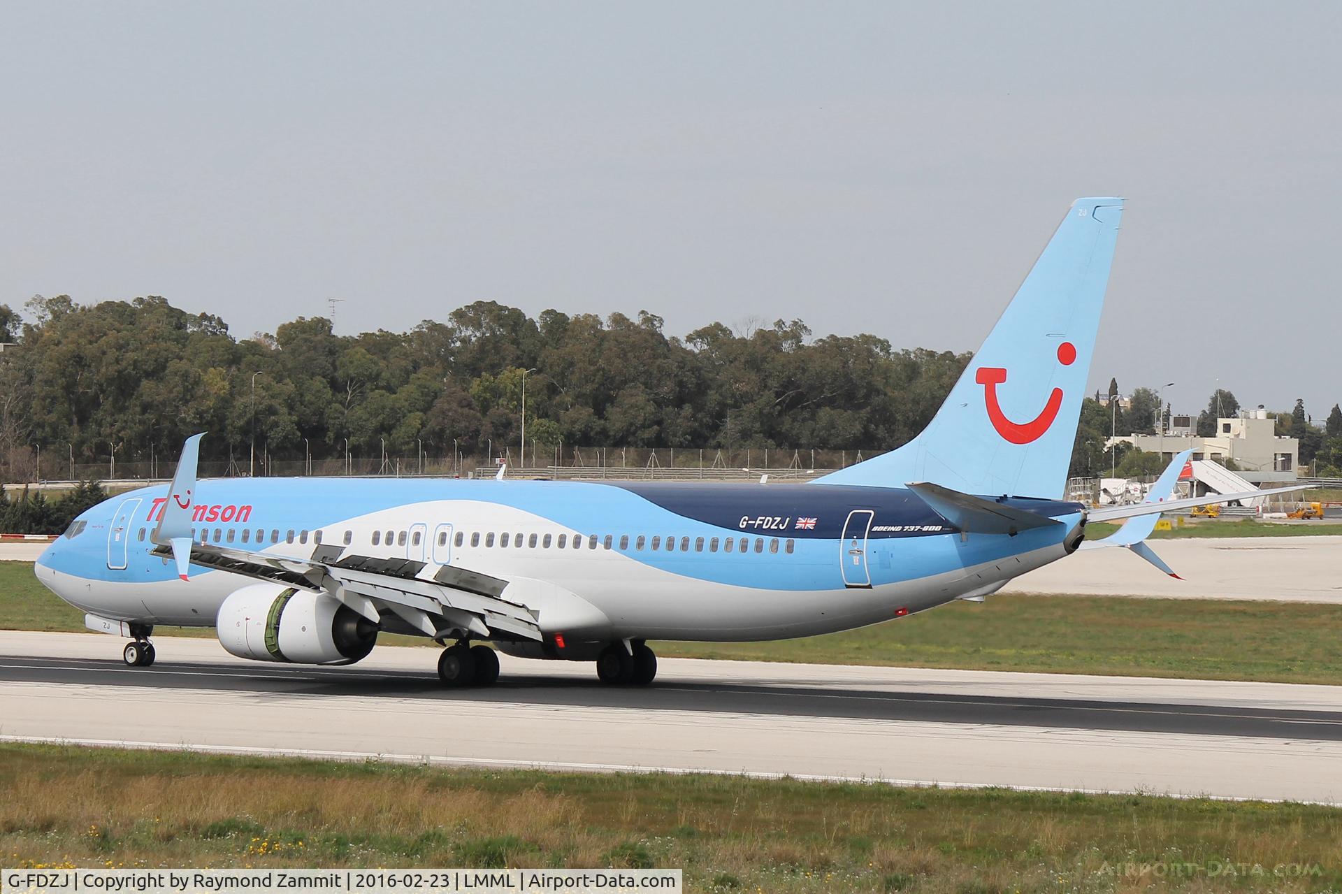 G-FDZJ, 2007 Boeing 737-8K5 C/N 34690, B737-800 G-FDZJ Thomson Airways