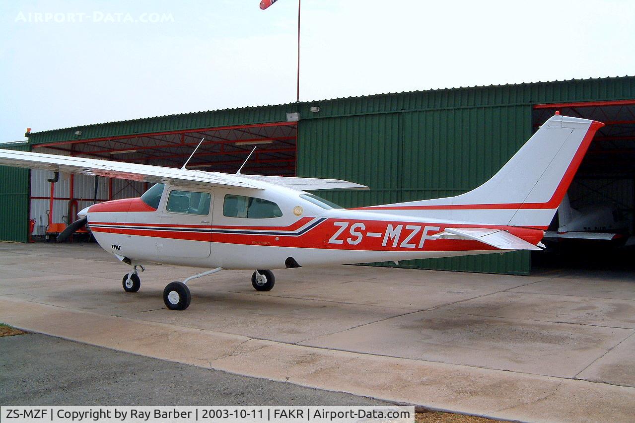 ZS-MZF, Cessna 210L Centurion C/N 21060951, Cessna 210L Centurion [210-60951] Krugersdorp~ZS 11/10/2003