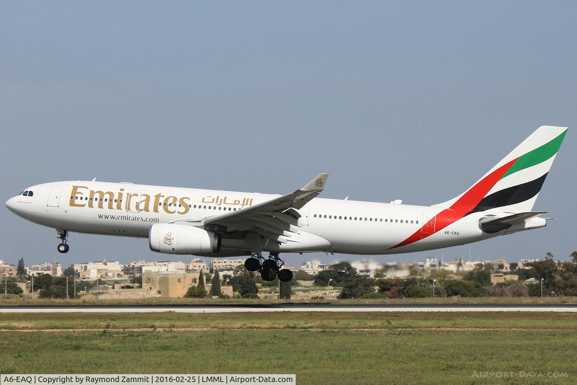 A6-EAQ, 2003 Airbus A330-243 C/N 518, A330 A6-EAQ Emirates Airlines
