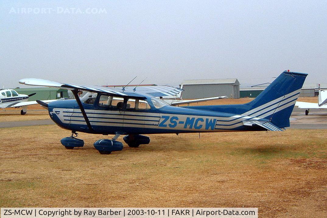 ZS-MCW, Cessna 172M C/N 17263505, Cessna 172M Skyhawk [172-63505] Krugersdorp~ZS 11/10/2003