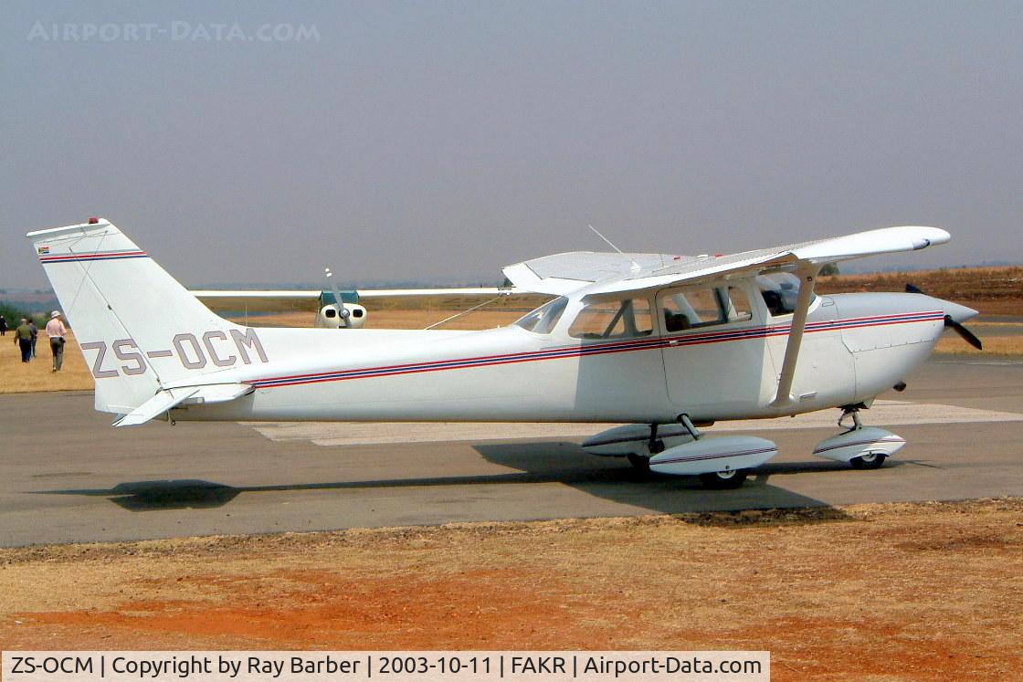 ZS-OCM, Reims FR172J Reims Rocket C/N 0557, R/Cessna FR.172J Rocket [0557] Krugersdorp~ZS 11/10/2003