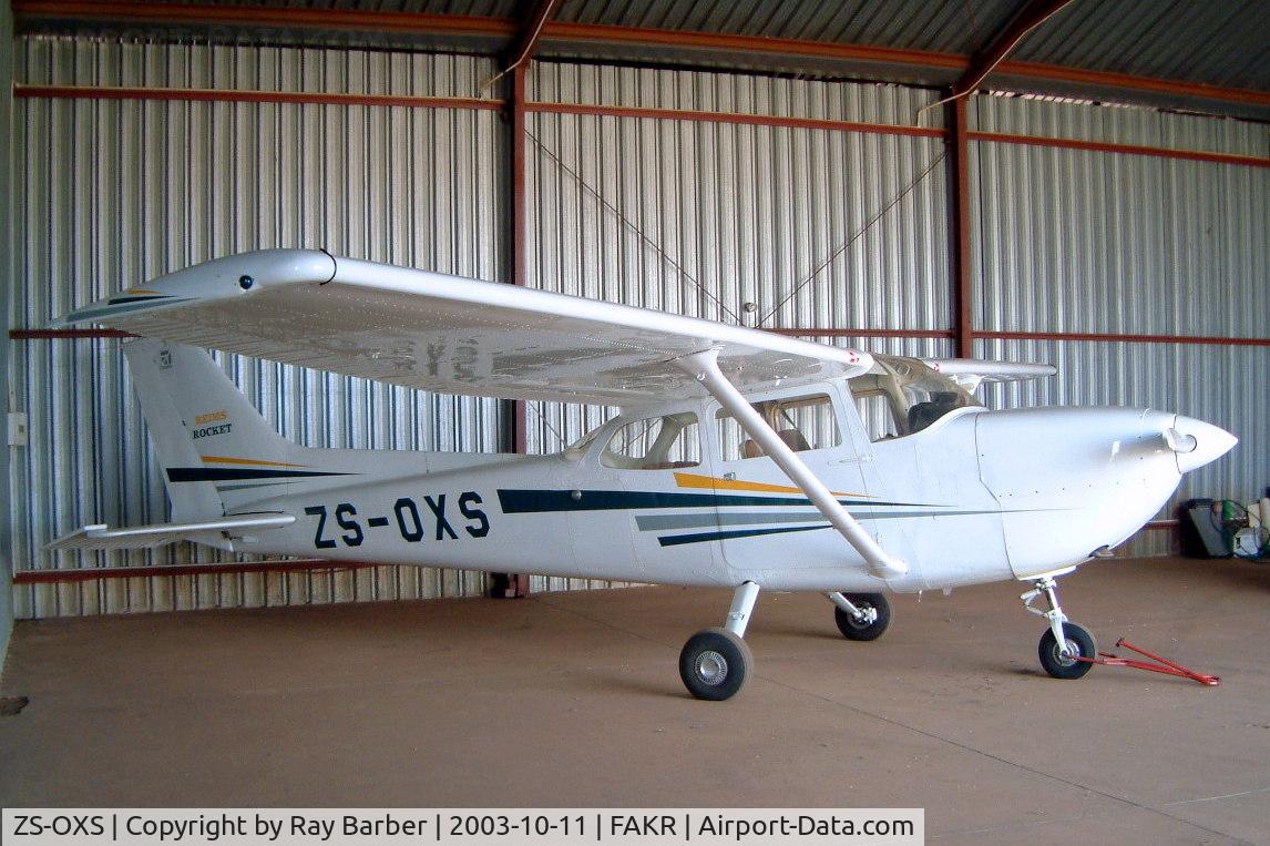 ZS-OXS, Reims FR172J Reims Rocket C/N 0418, R/Cessna FR.172J Rocket [0418] Krugersdorp~ZS 11/10/2003