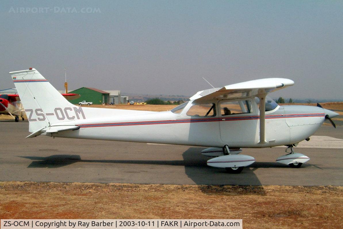 ZS-OCM, Reims FR172J Reims Rocket C/N 0557, R/Cessna FR.172J Rocket [0557] Krugersdorp~ZS 11/10/2003