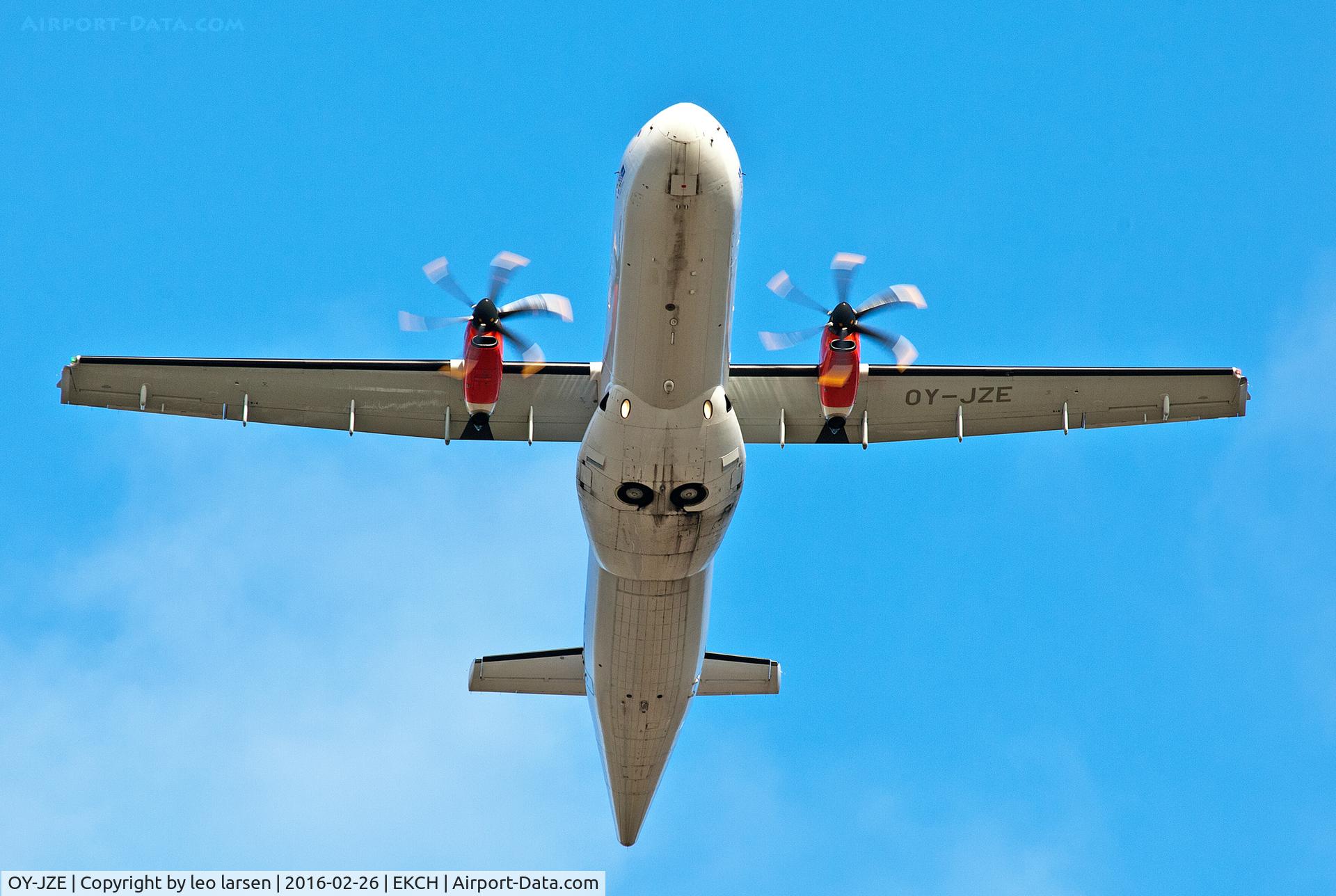 OY-JZE, 2014 ATR 72-212A C/N 1164, Copenhagen 26.2.16