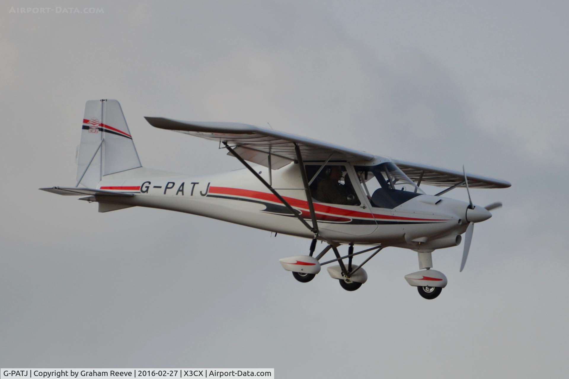 G-PATJ, 2015 Comco Ikarus C42 FB80 Bravo C/N 1509-7421, Landing at Northrepps.