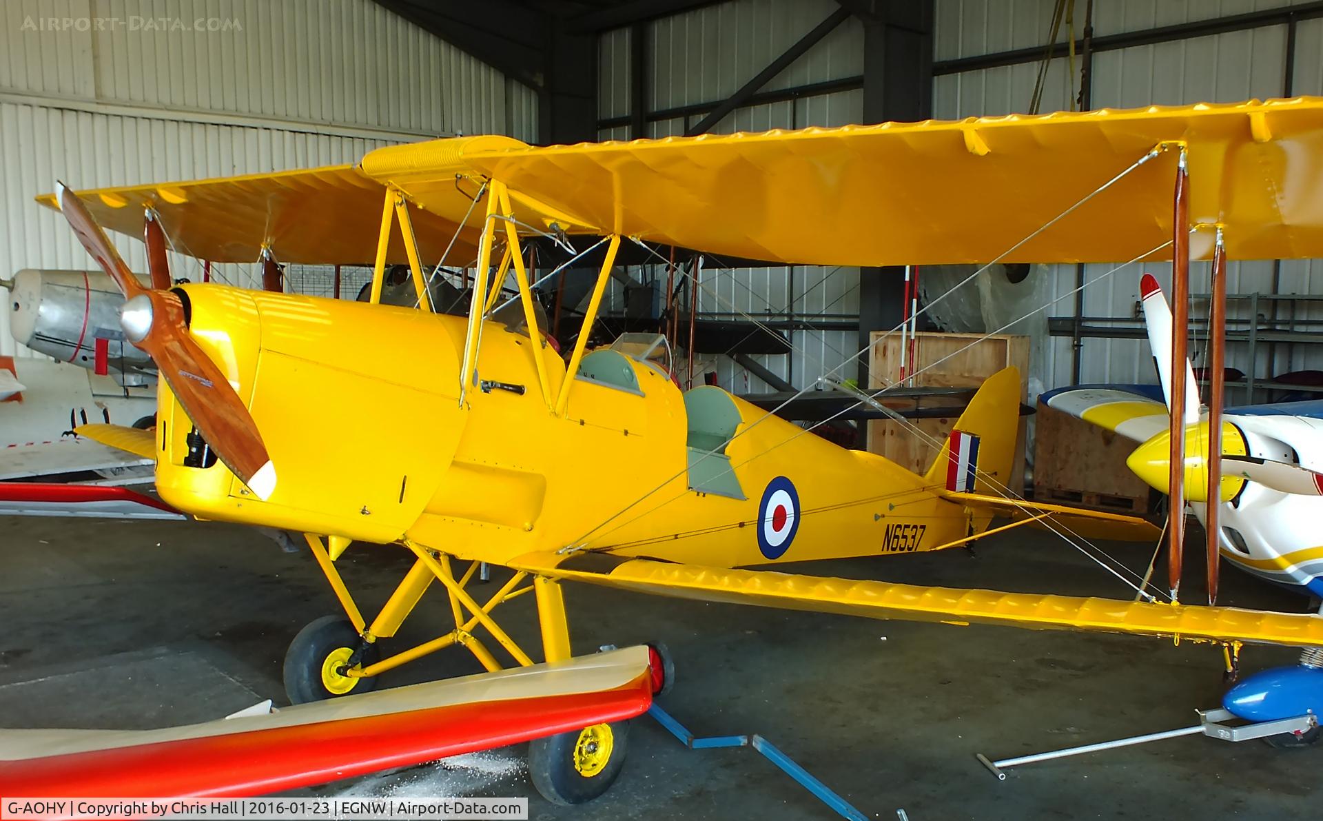 G-AOHY, 1939 De Havilland DH-82A Tiger Moth II C/N 3850, at Wickenby